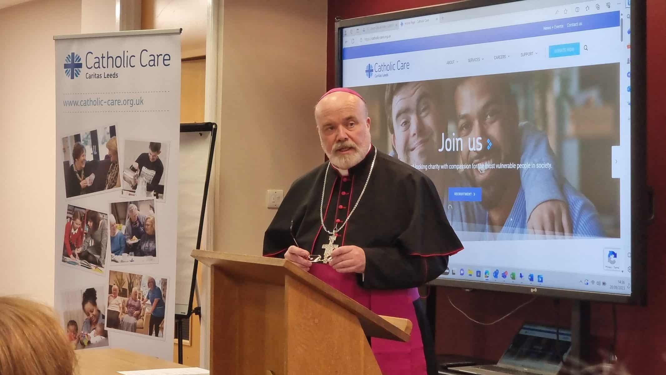 Bishop Marcus designates Catholic Care as diocesan Caritas agency