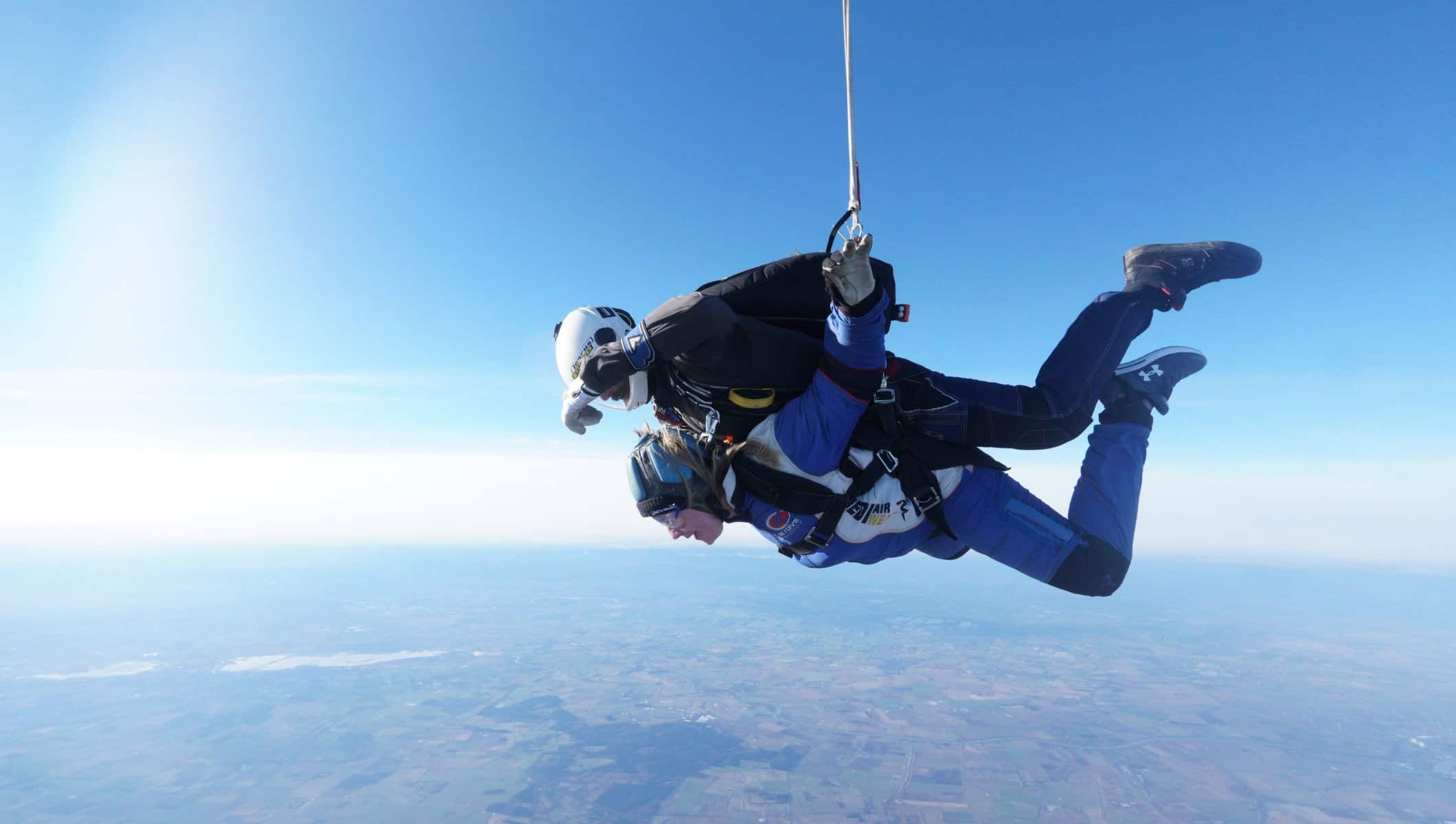 Kate’s Skydive for Mental Health Services