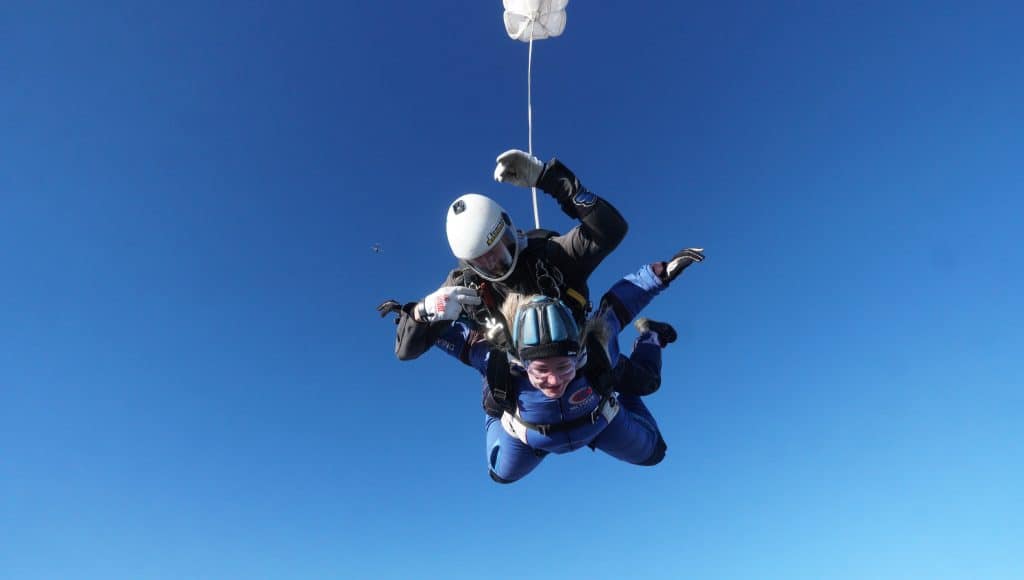 Kate’s Skydive for Mental Health Services