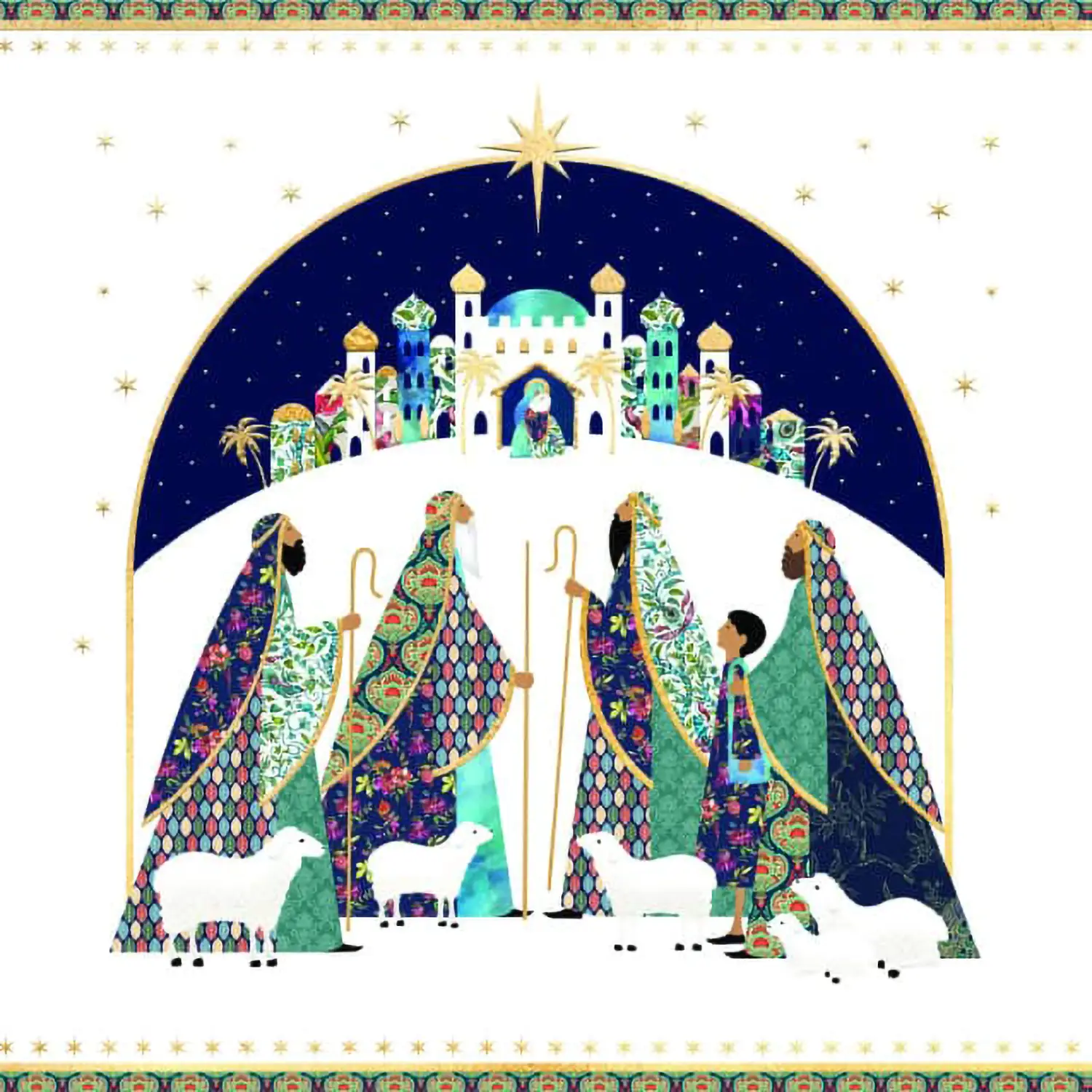 CC Christmas Cards While Shepherds Watched